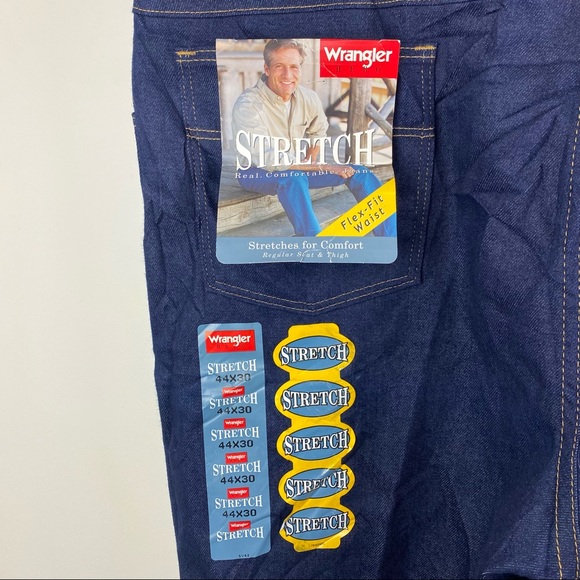 Wrangler NWT Stretch Work Jeans 44x30 44/30 Stretch Denim Performance Men's - Picture 6 of 13